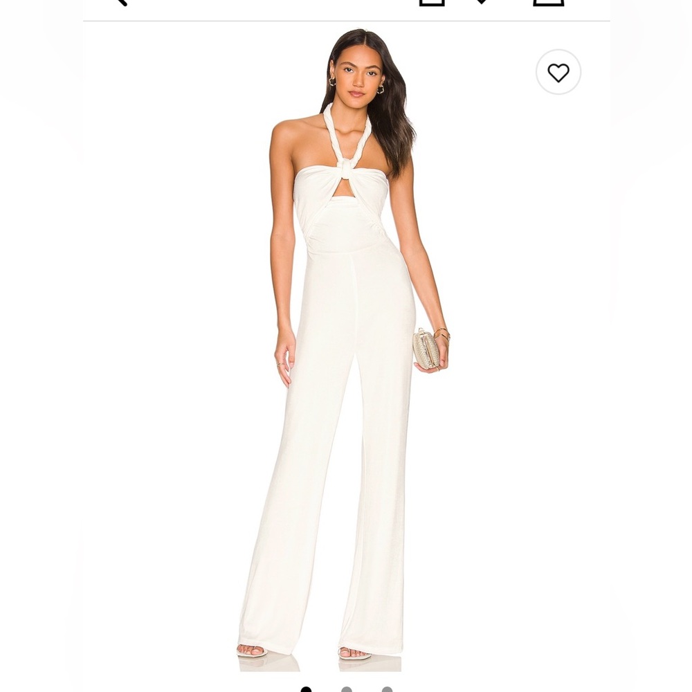 NWT Misha Letizia jumpsuit ivory